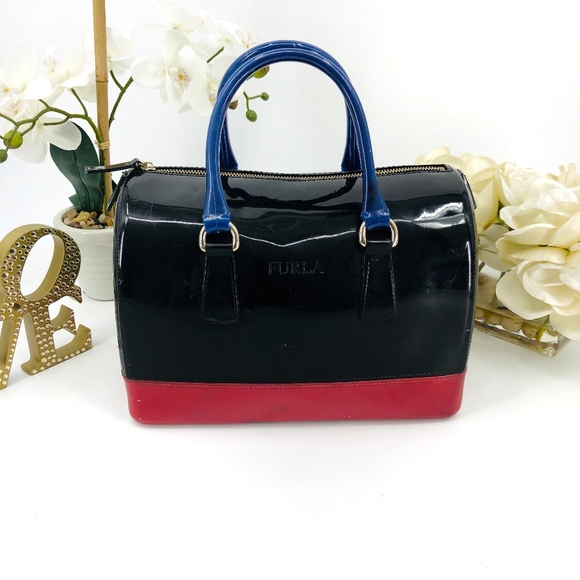 Furla Handbags - Authentic Furla Large Candy Jelly Satchel Handbag